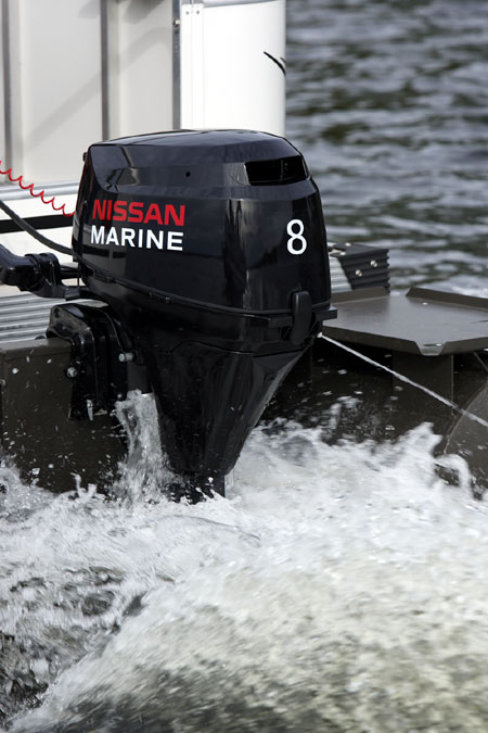 Nissan 8hp outboard 4 stroke #3